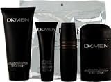 DK Men by Donna Karan for Men 4 Piece Refueling Kit Includes: 0.25 oz Cologne Spray + 2.5 oz Hair & Body Shampoo + 1.5 oz Deodorant Stick Anti-Perspirant (Slightly Damaged) + 1.0 oz Unscented After Shave Conditioner