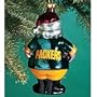 NFL Football Team Blown Glass Santa Ornament - Green Bay Packers