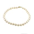 14K Freshwater Pearl Classic Bracelet - White