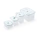 Zevro VS2-S-903 Vac 'n Save Ruby Rectangular-Shaped Vacuum-Sealing Food-Storage Containers, Set of 4