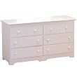 Windsor 6-Drawer Dresser - White