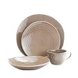 Sasaki Spa Taupe 4-Piece Place Setting, Service for 1