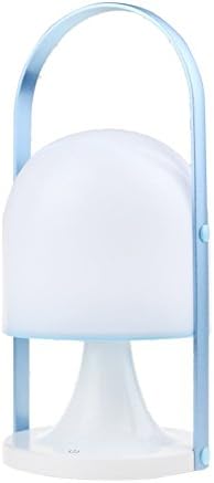 VSSPEED Rechargeable Portable Handheld Lamp USB Waterproof LED Desk Light Eye-care Studying Lamp Touch Sensor Bedroom Night Light & Emergency Light Lamp for Camping/ Fishing/ Tents (blue)