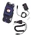 (3 in 1)verizon Alltel Cdma Motorola Krzr K1m Stringray Case with Removable Belt Clip + Rapid Car Charger Cigarette Lighter Adapter for K1zr K1m + Standard Travel/home/wall Charger for K1zr K1m