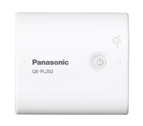 Panasonic Qi対応(無接点充電対応) USBモバイル電源 リチウムイオン【フラストレーションフリーパッケージ(FFP)モデル】 5,400mAh 白 QE-PL202X-W