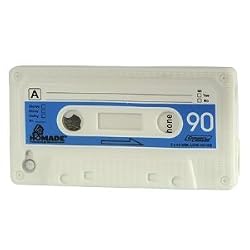 iPhone 4/4S Retro Silicon Cassette Case - White