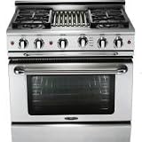 Capital 36 in Precision Series 6 Burner Self Cleaning Gas Range - GSCR366/GSCR366