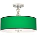 All Green Giclee 16 Wide Semi-Flush Ceiling Light