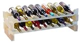 18 Bottle Scalloped Wine Rack Stackable (Free Shipping!)