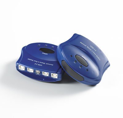 Childrens Toyshop  Computer : Roline Manual USB 2.0 Switching Hub 2 Port - allows 2 PCs to share a single USB Device eg printer