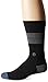Stance Men's Sequoia Stripe Arch Support Merino Wool Classic Crew Sock, Black, L