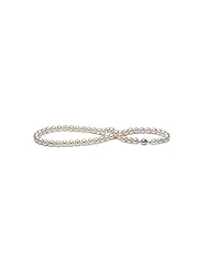 14K White Gold 6.0-6.5 MM White Freshwater Pearls Necklace