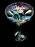 Review BELLISSIMO!  / Bird of Paradise Design - Hand Painted - Margarita - 9 oz.