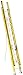 Werner D7132-2 32' Type 1AA 375 Pound Duty Rating Fiberglass D-Rung Extension Ladder