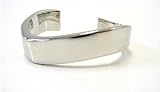 Calvin Klein CK Silver Tone Stainless Steel Open Bracelet Bangle KJ53AB01010S