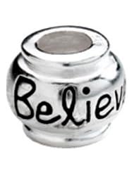 Kera Sterling Silver Believe Expression Bead