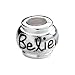 Kera Sterling Silver Believe Expression Bead