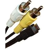 MPF Products Replacement A/V Audio/Video RCA Cable Cord for Kodak Easyshare C142, C143, C183, C195, C1505, C1530, C1550, CD83, M215, M522, M530, M531, M532, M550, M552, M565, M575, M750, M580, M583, M590, M5350, M5370, Mini, Playsport, Playfull Waterproof, Sport C123, Sport C135, Touch, Max, Slice, Playtouch, Zi10, ZX3, ZX5, Z990, Z5010 & Z5120 Digital and Pocket Video Cameras