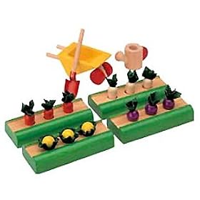 Dollhouse Vegetable Garden Accessory Set