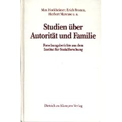 Studien �ber Autorit�t und Familie: Fortschungsberichte aus dem Institut f�r Sozialforschung