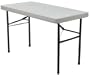 Lifetime 48-by-24-Inch Utility Table, White Granite