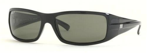 Ray-Ban Highstreet RB 4057 Sunglasses Glossy Black Grey Polarized product image