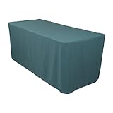 8 Foot Fitted Polyester Tablecloth