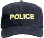 Yellow POLICE Embroidered Cap, Navy