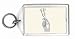 Tuning Fork Keychain