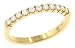 Round prong Set Diamond Band Diamond .25cttw