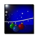 Christmas Tree Ornaments - 4 Inch Ceramic Tile