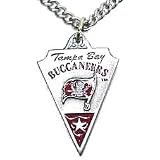 Tampa Bay Buccaneers Chain Necklace & Pewter Pendant - NFL Football Fan Shop Sports Team Merchandise