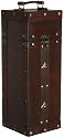 True Fabrications Wood Wine Box Single Bottle Wine Holder