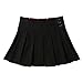 Bienzoe Girl's Stretchy Pleated Durable Teflon Adjustable Waist School Uniforms Skirt