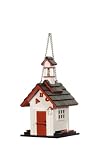 Le Petit Chalet LPC-1017RWB School Bird Feeder - Red, White and Black
