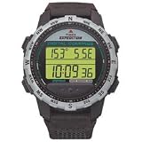 Product details for Expedition, Digital Compass, Indiglo, Brown Leather/Poly
