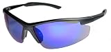 Hilton Bay A27 Sunglasses Wrap Style UV400 Lens for Baseball, Softball, Cycling, Golf, Kayaking and All Active Sports