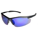 Hilton Bay A27 Sunglasses Wrap Style UV400 Lens for Baseball, Softball, Cycling, Golf, Kayaking and All Active Sports
