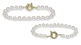 6.5x7mm Spring Pearl - Freshwater Cultured Pearl Braclelet - 7 inches ( Spring Clasp ) - B0002W07T0