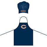 Chicago Bears NFL Barbeque Apron and Chef's Hat