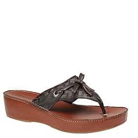 Buy Sperry Ladies Coronado Thong Dark Brown Casual by Sperry Top-Sider