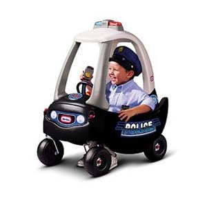 tikes patrol police car