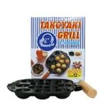 Takoyaki Pan w/ Handle 12 Molds #TBT1