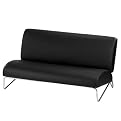Easy Rider Loveseat in black vinyl