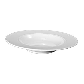Bia Cordon Bleu White Porcelain Saturn Rim Soup Bowls, Set of 4 by BIA Cordon Bleu