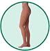 Pantyhose Short - Beige, Size 2, Small, Compression 30-40 mmHg, 1 Pair, Model 2002 UPC: 64009500362 Our softest compression stocking! Knitted with our unique FiberSoft weave, these smooth-knit stockings are so soft and inconspicuous youll forget youre wearing them. Extremely soft and elastic for easy movement. Opaque knit, virtually inconspicuous. Beaded silicone border on thigh-high. Full foot and sheerest open toe styles. Unisex . Machine wash and dry. Materials: POLYAMID, ELASTHAN Product photo may not exactly match the product offered for sale. Please refer to the product description.