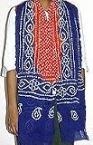 Wrap Scarf Cotton Tie and Dye 88 inches x 40 inches (dup282)