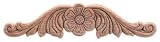 Hafele Acanthus Onlay (194.78.104) 7/32 x 7-1/8 x 1-11/16 , White Hardwood