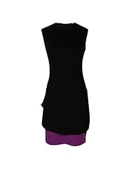 Sleeveless Scoop Neck Cocktail Bubble Dress Jersey/Polyester/Rayon/Spandex/Knit  Dress