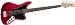Squier Vintage Modified Jaguar Electric Bass Guitar Special Crimson Red Transparent